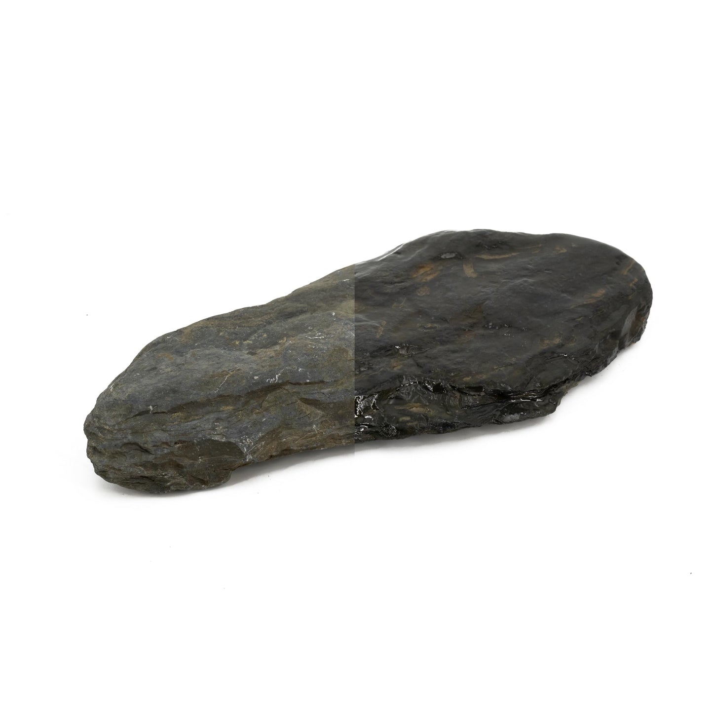 KINGRUI Aquarium Rocks Stream Turtle Platform Natural Slate 3-8 inches Basking Rock for Aquarium Decoration Turtle Tanks Amphibian Reptile Terrariums-10lb