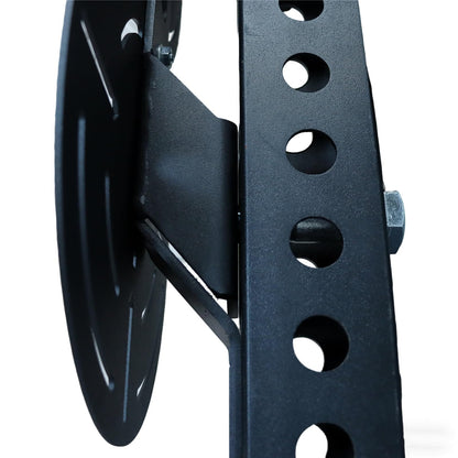 Metal Double Wall Ball Target with Extension Medicine Ball Target Rack Mounted Power Cage Attachments for Strength Endurance Arm Triceps Biceps Workouts