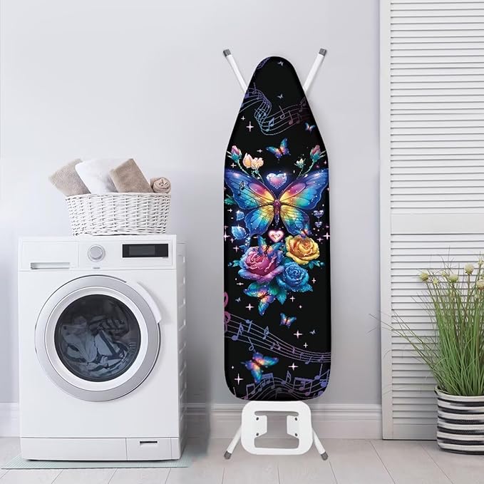 Rose Butterfly Ironing Board Cover