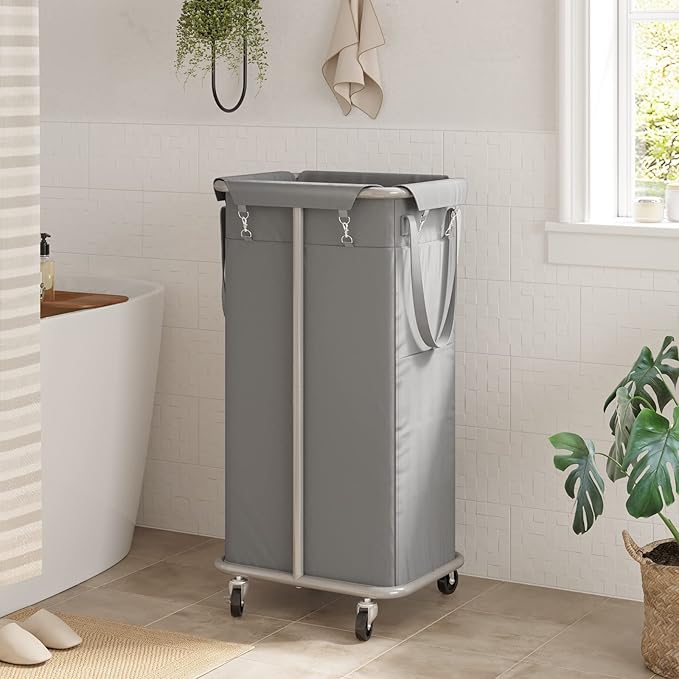 WOWLIVE 100L Rolling Laundry Hamper