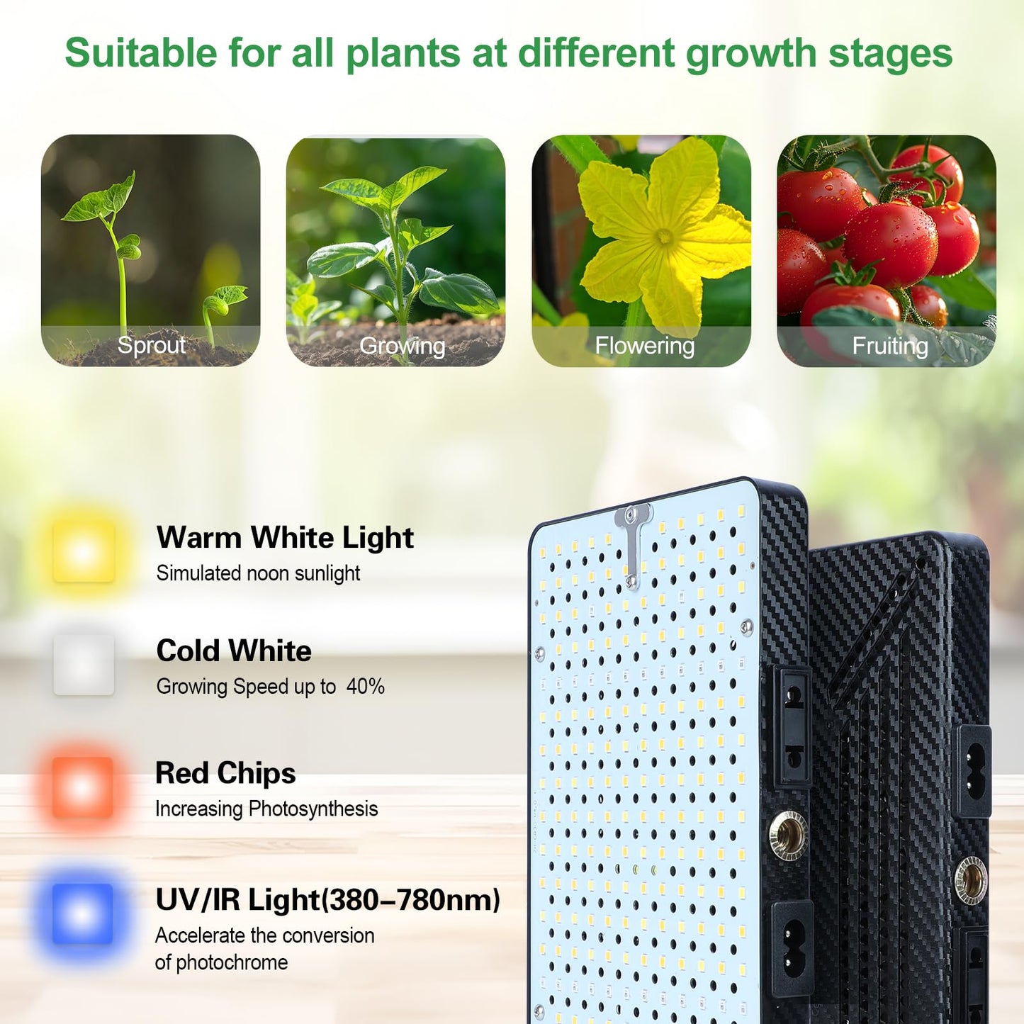 FRGROW 2026 Full Spectrum Floor Lamp Grow Light, 25 Watt Bright Grow Lights for Indoor Tall Plants, Bonsai Tree, Auto on/Off Daily Timer (4/8/12/16/20H), Adjustable Stand 24"-78"