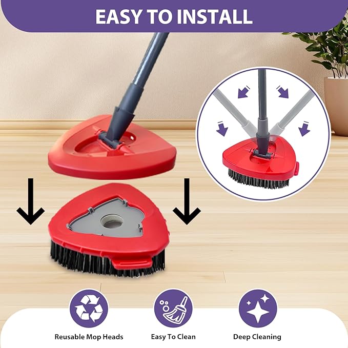 2-Pack Oceda Scrubber Mop Heads