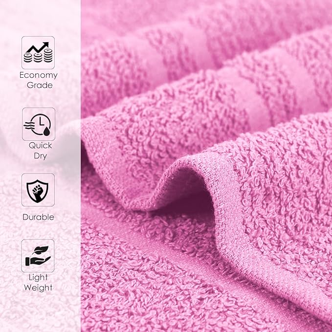 Hand Towels Pink Economy Towels Salon Towels