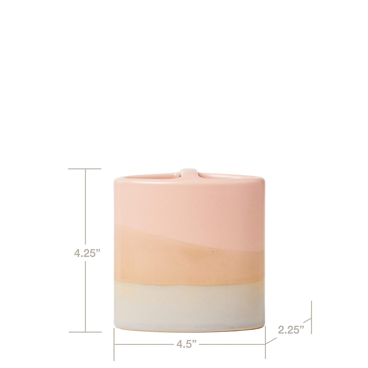 SKL Home Alanya Toothbrush Holder, Blush