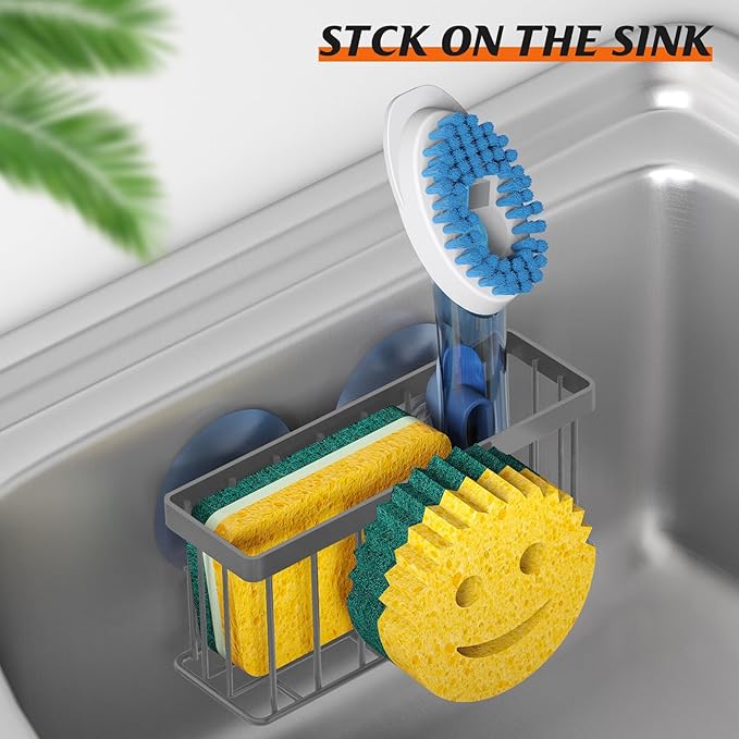 Sponge Holder Smiley Face, Sink Caddy