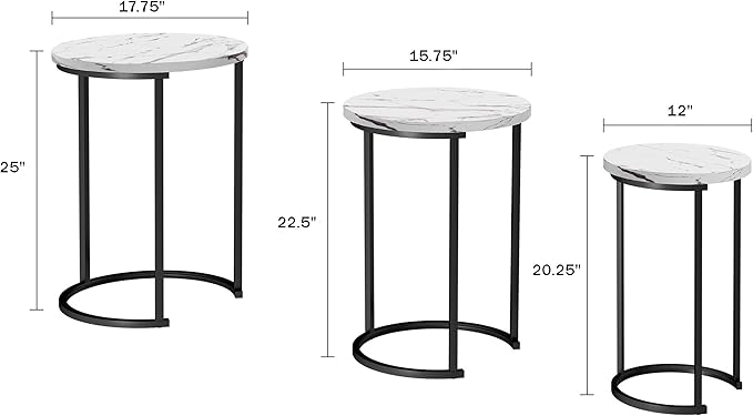 Lavish Home Nesting Tables