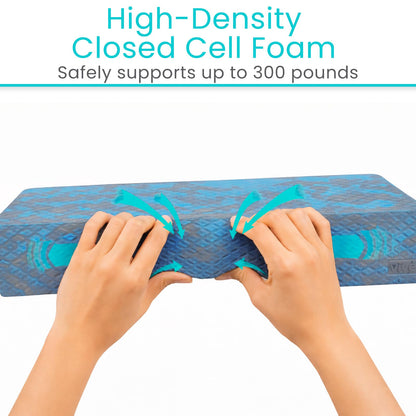 Vive Balance Pad - Foam Board Yoga Mat Block for Physical Therapy, Stability, Workout, Knee and Ankle Exercise - Equipment for Strength Training, Rehab - Large Floor Pad for Adults, Kids