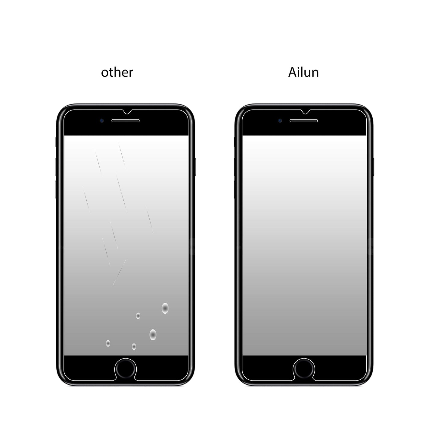 Ailun Screen Protector for iPhone 16 / iPhone 15 / iPhone 15 Pro [6.1 Inch] Display 3 Pack Tempered Glass, Dynamic Island Compatible, Case Friendly [Not for iPhone 16 Pro 6.3 Inch].
