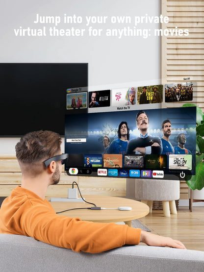 Lemorele HDMI to USB C Adapter, USB C HDMI Adapter with 4K@60Hz Video for Nreal Air, Rokid Air, Thunderbird AR, GRAWOOW, switch, steam deck, PS4, PS5, Xbox, display,etc