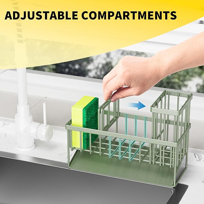 Cisily Kitchen Sink Caddy, Sponge Holder