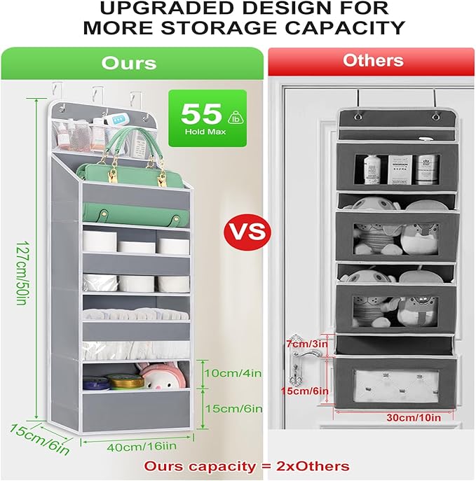 2 Pack Over the Door Organizer
