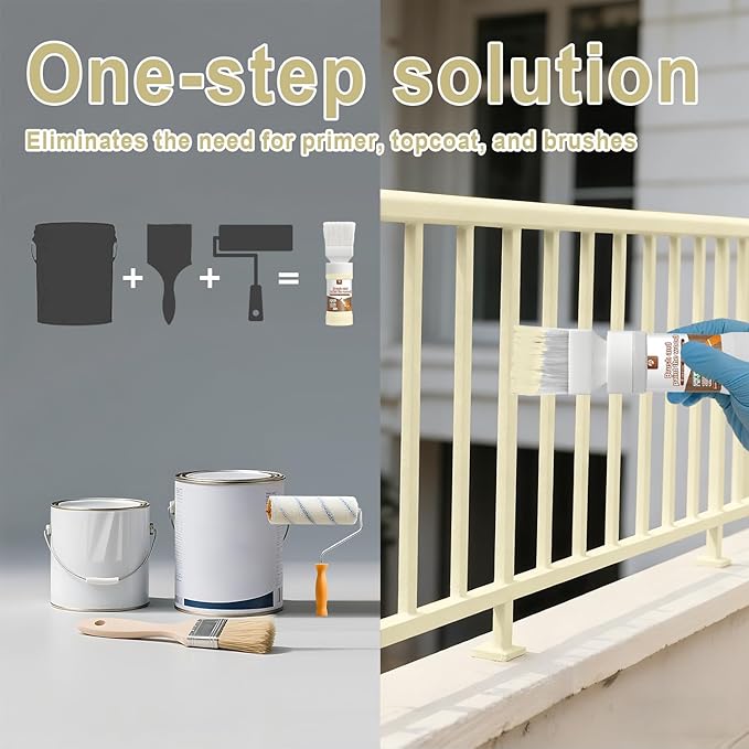 Beige Touch-Up Paint for Furniture, Metal No Sanding, Fast Drying, Water Based