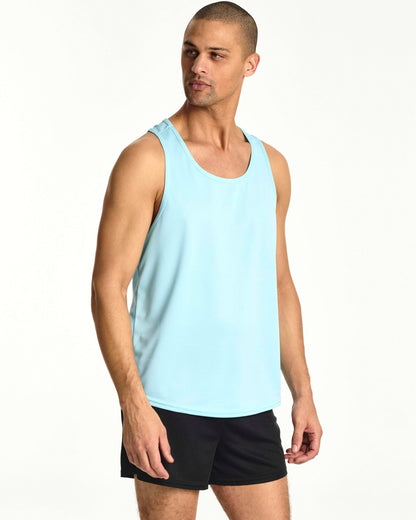 5 Pack: Men's Mesh Y-Back Muscle Tank Top - Gym Workout & Bodybuilding Fitness (Available in Big & Tall) Set 4, L
