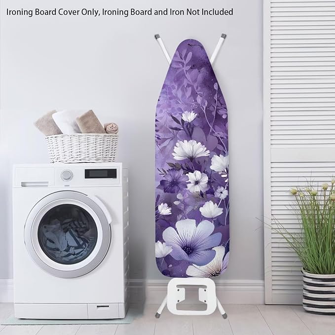 Flower Print Ironing Board Cover Protector Decorative Covers