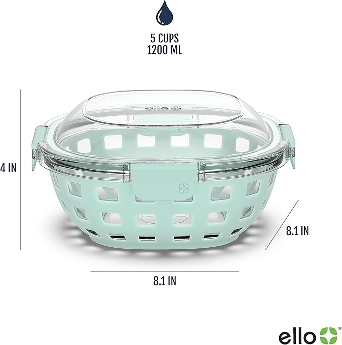 Ello Duraglass Meal Prep Container- Glass Food Storage Container