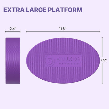 5BILLION Yoga Workout Knee Pad Cushion-Yoga Knee Pad for Pain Free Yoga Pilates Fitness Knee Wrist Elbow Support(Purple)