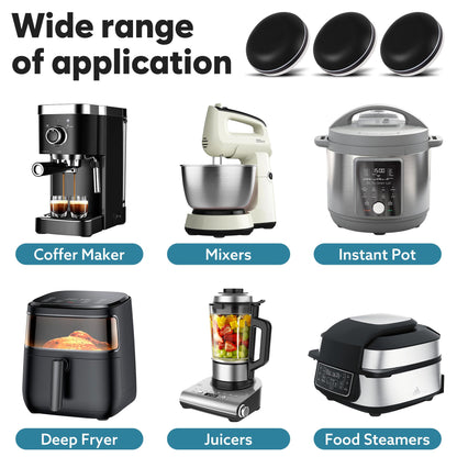 Appliance Sliders for Kitchen 24 PCS Self-Adhesive Small Kitchen Finds Appliance Slider Hacks Easy to MovIing & Space Saving Must Have Home Gadgets Mixer Accessories for Countertop