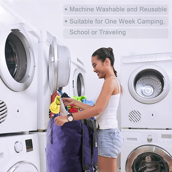 BeeGreen Laundry-Bag-Backpack-Heavy-Duty