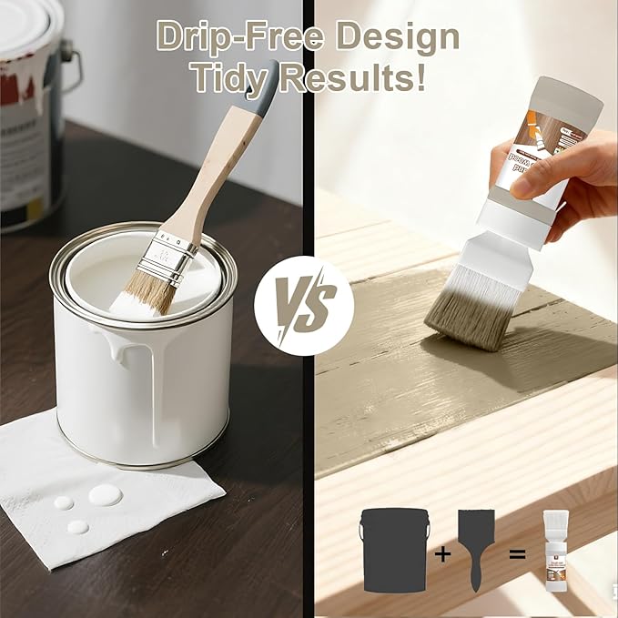 Amber Touch-Up Paint for Furniture, Metal No Sanding, Fast Drying, Water Based