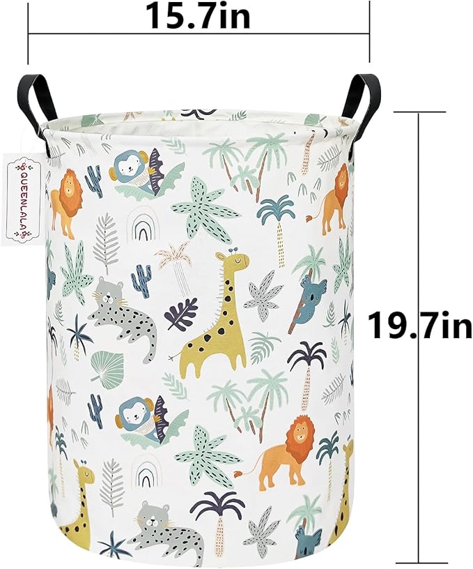 QUEENLALA Large Storage Basket, Laundry Hamper/Bathroom/Home Decor/Collapsible