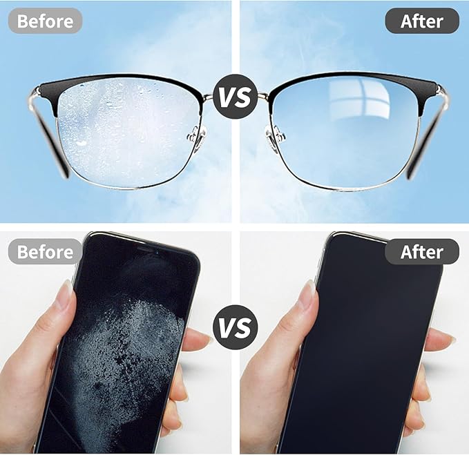 BK Glasses Cleaning Cloth, Microfiber Cleaning Cloths, Eyeglasses Clean Cloths