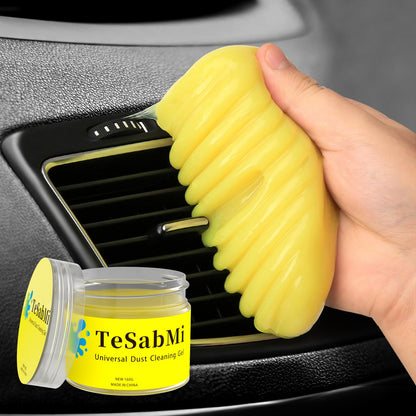 TeSabMi Car Cleaning Gel Cleaning Putty Car Interior Cleaner Auto Detailing Tools Cleaning Slime Clean Kit Car Accessories Gifts for Men Women