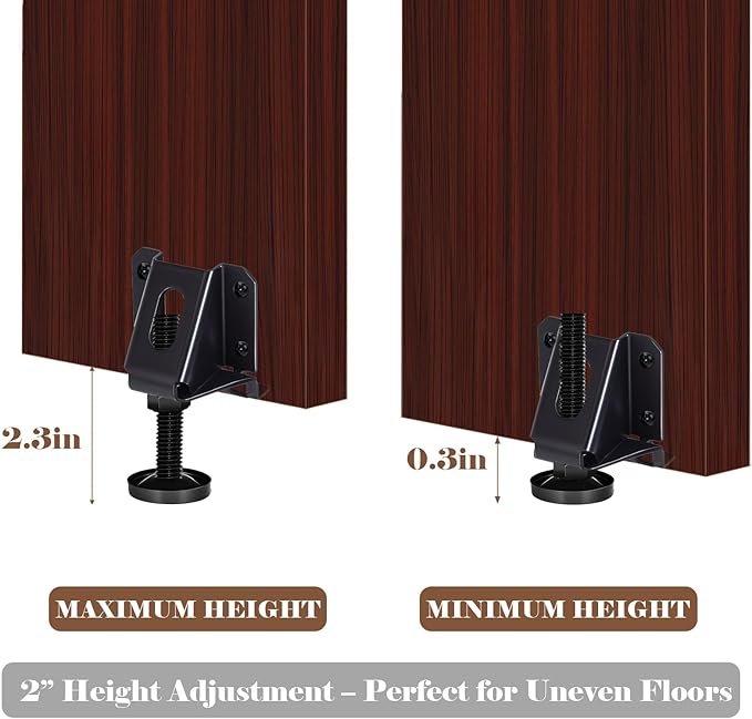 Heavy Duty Leveling Feet, 4 Pack Adjustable Furniture Levelers