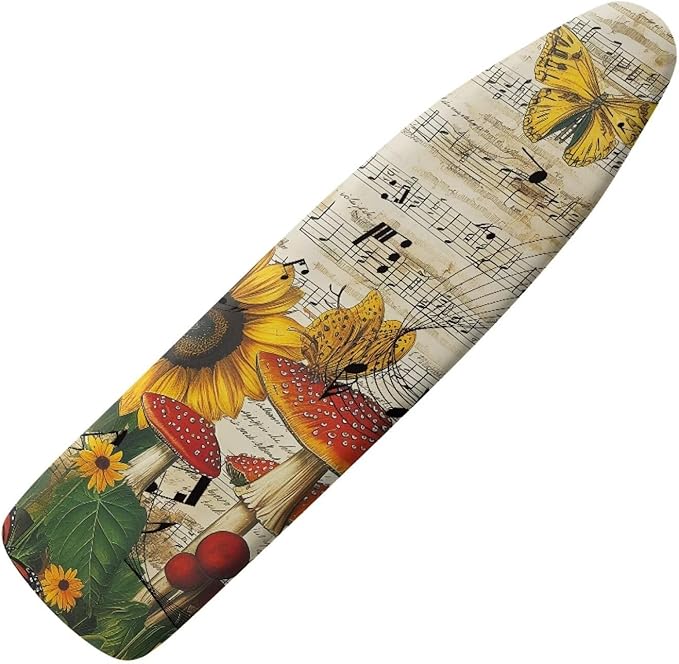 Sunflower Mushrooms Ironing Board Cover