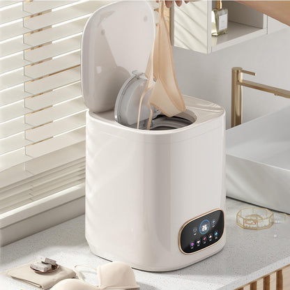 Portable Fully Automatic Washing Machine, 9L Compact Underwear Mini Washer with LCD Touch Control Screen, One-Touch Operation, Easy Installation, Ideal for Apartments, Dorms, RVs & Travel, 110V
