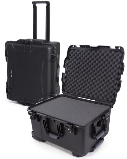 NANUK 960 Hard Case with Cubed Foam – Waterproof Travel Camera Hard Case with Wheels, 25.4” x 20” x 14.5”, Dustproof and Impact-Resistant, Ideal for Heavy Loads – Black