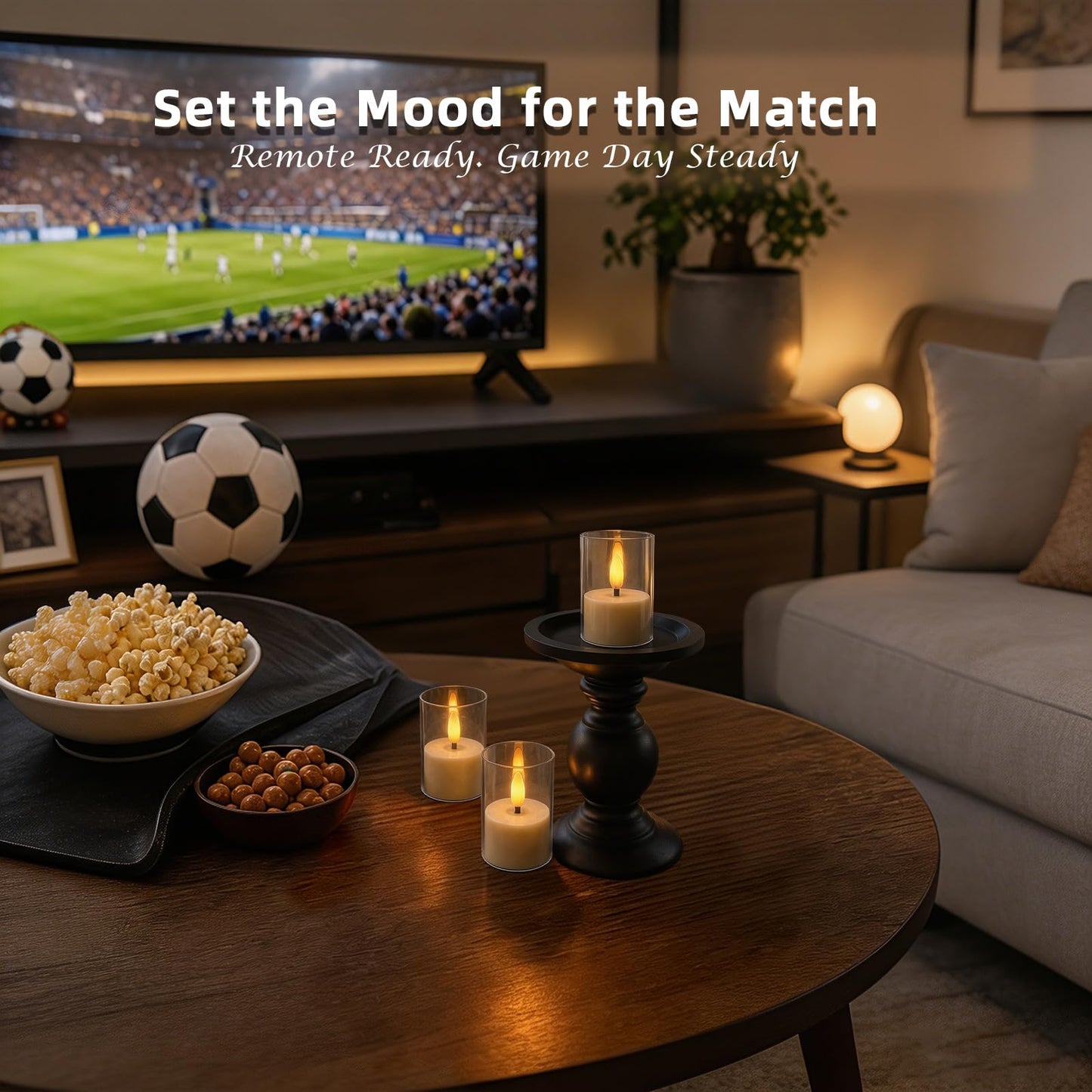 Utwickeln Rechargeable Flameless Tea Light Candles, LED Tea Lights with Remote & 2-8H Timer, 6-Pack, USB-C, Acrylic, White, for Home, Wedding, Dinner Party, Sports Bar Night, Living Room & Hotel
