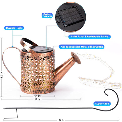 Solar Light Outdoor Decorative Hanging Lanterm, Waterproof, Prefert for Your Garden, Table, Patio, Yard, or Pathway