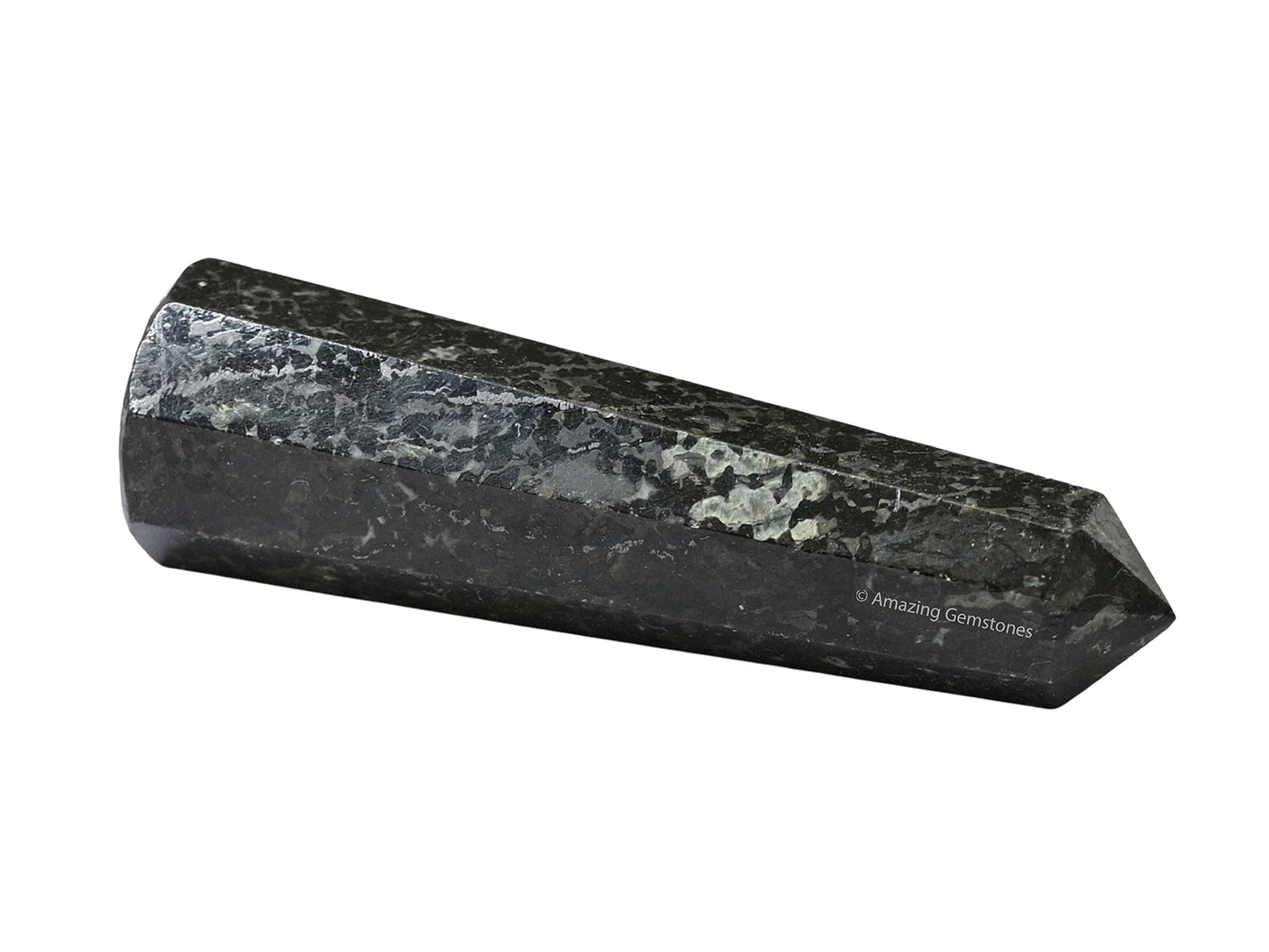 Amazing Gemstone Nuummite Crystal Towers ~ Natural Healing Crystal Point Obelisk for Reiki Healing and Crystal Grid (2" to 3" INCH)