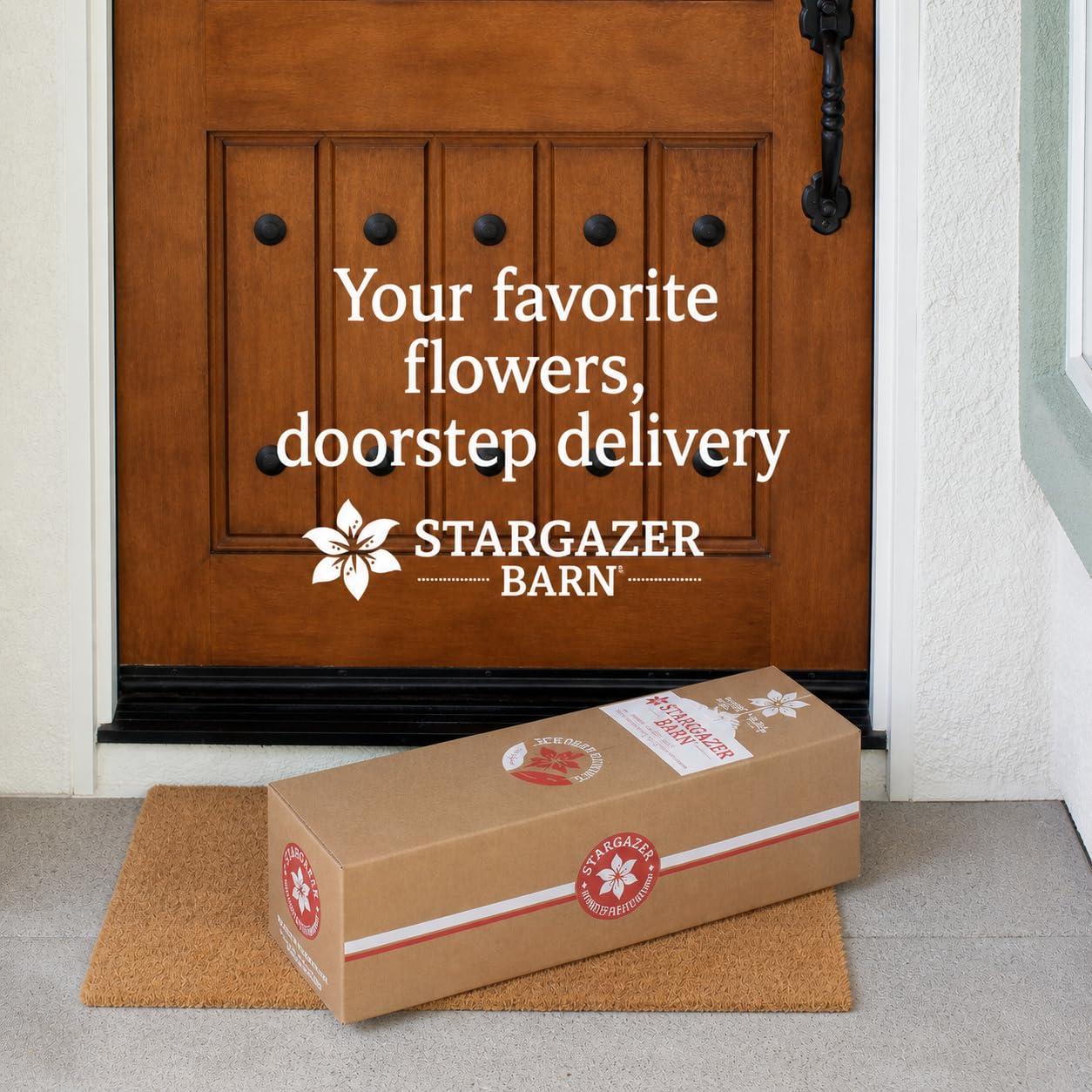 Stargazer Barn – 15 Stem Rainbow Tulips Bouquet – Mother’s Day Flowers for Mom – Fresh Flower Delivery, Farm Fresh, Hand-Tied in USA, Ready to Gift – No Vase Included