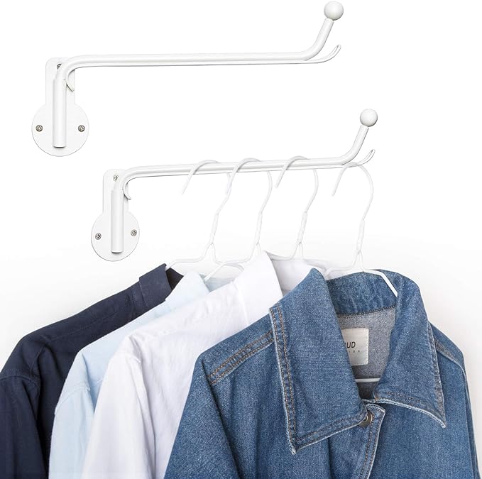 Mkono Wall Mounted Clothes Hanger