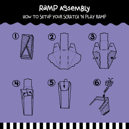 Petmate FAT CAT Big Mama's Scratch 'n Play Ramp Reversible Cardboard Toy