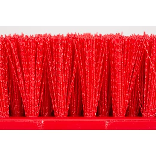 SPARTA Multi-Level Tile Scrub Brush 12" Wide Brush Head, Heavy-Duty Tile