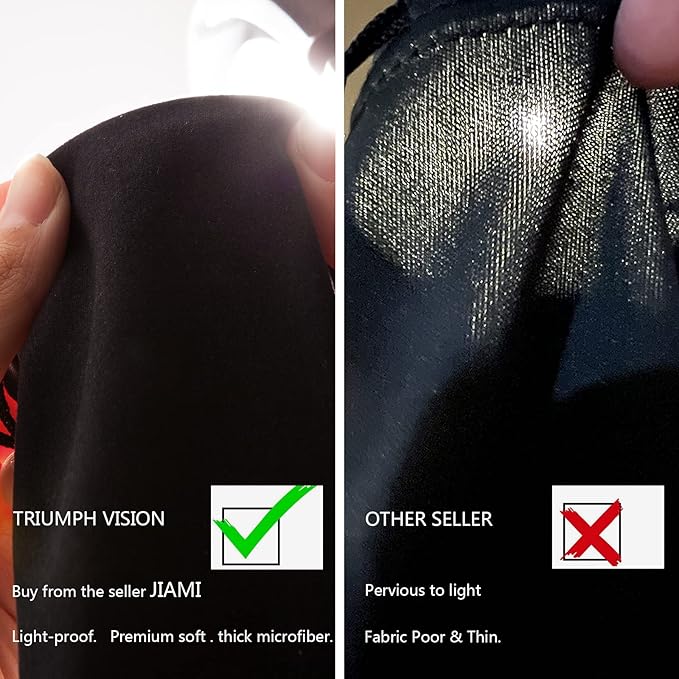 TRIUMPH VISION Soft Eyeglass Pouch 3 Pack
