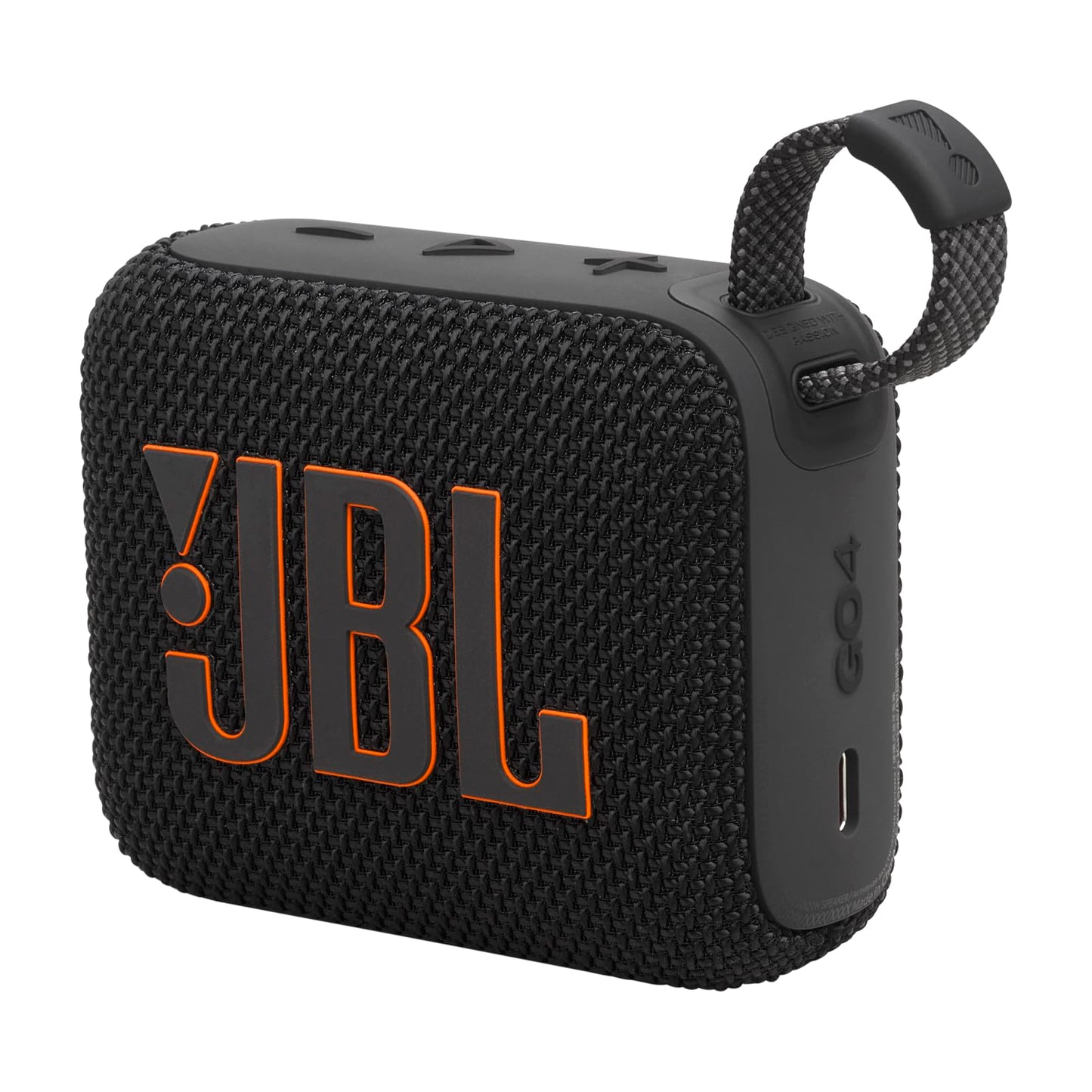 JBL GO 4 Ultra-Portable Bluetooth Speaker with Big JBL Pro Sound and Punchy Bass, PlaytimeBoost, Waterproof Design and 7-Hour Playtime, Black