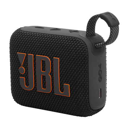 JBL GO 4 Ultra-Portable Bluetooth Speaker with Big JBL Pro Sound and Punchy Bass, PlaytimeBoost, Waterproof Design and 7-Hour Playtime, Black