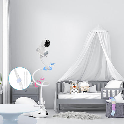 Derebir Baby Camera Holder Baby Monitor Mount Stand Compatible with HelloBaby/Blemil/jeeber/nooie/momcozy/GHB/BOIFUN/Motorola/BT/Dr.Care/Adjustable Flexible Monitor Stand Baby for Most 1/4" Camera