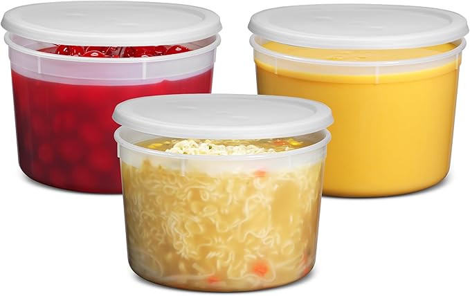 JoyServe 64 oz Food Storage Containers