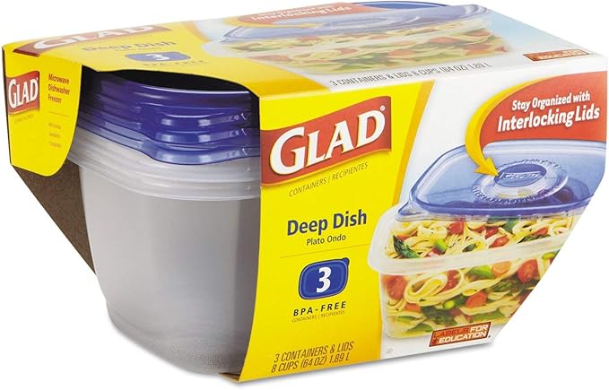 GladWare Deep Dish Containers