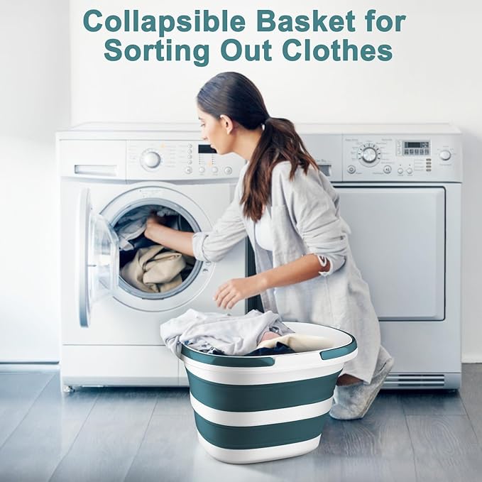 Collapsible Bucket for Cleaning, 4.2 Gallons Mop Bucket
