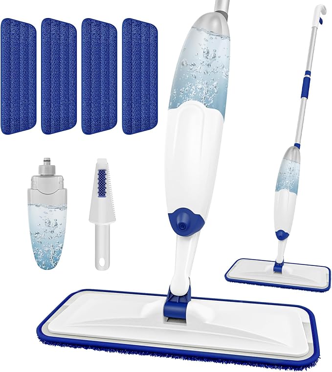 HOMTOYOU Microfiber Flat Mop