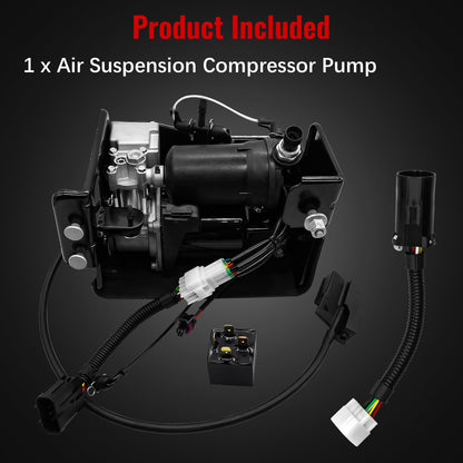 23316154 Air Ride Suspension Compressor Pump Fit for Cadillac Escalade ESV, for Chevy Suburban Tahoe, for GMC Yukon XL 2015-2020, OE Replace 22797525, 23282712, 23232591