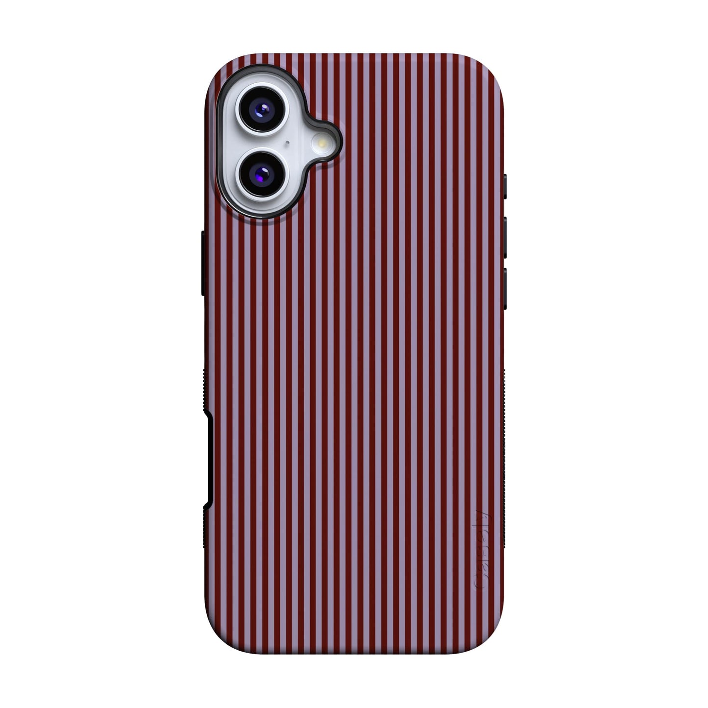 Casely iPhone 16 Plus Case | Blue Stripes | Sunday Best | Compatible with MagSafe | Bold Protective Design