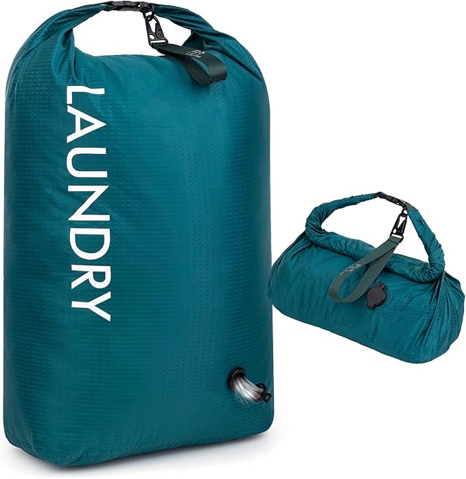 Travel Laundry Bag, Vacuum Compression Dirty Clothes Travel Bag, Waterproof