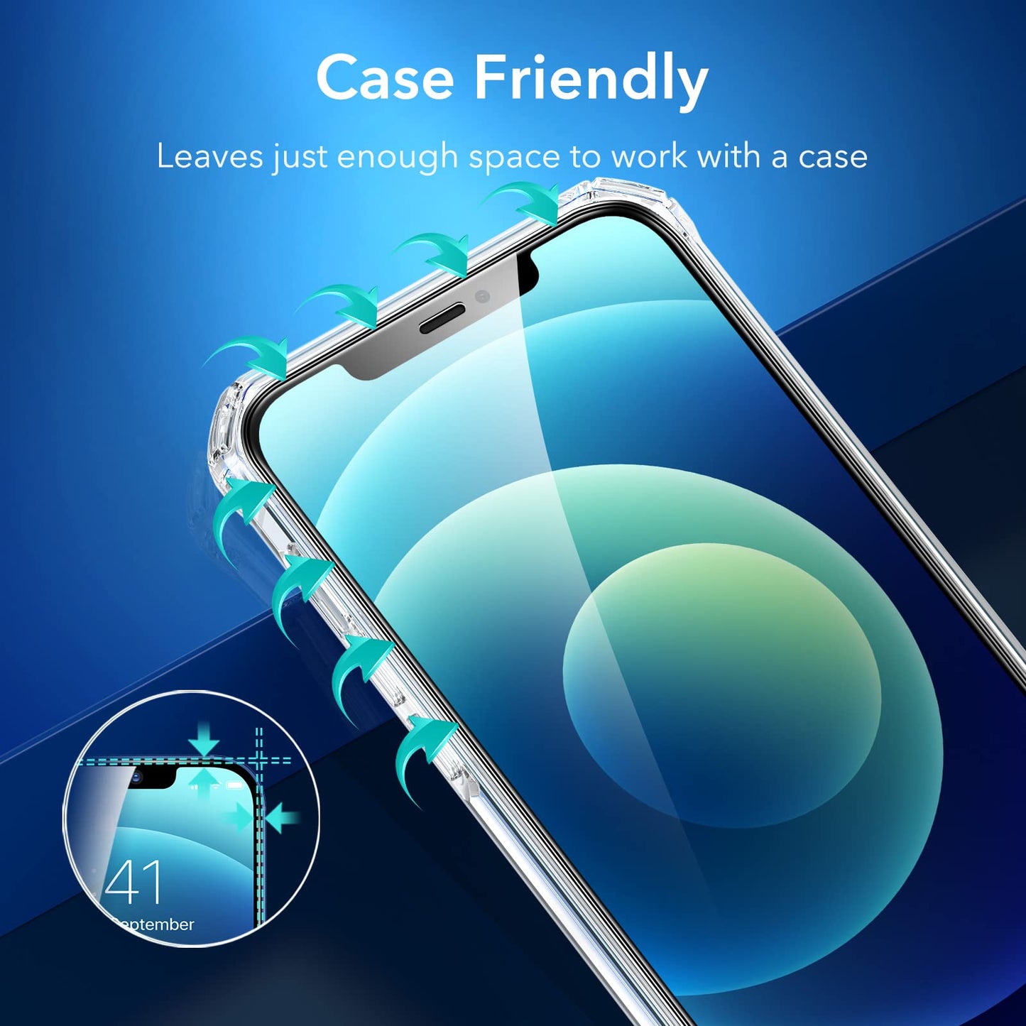 ESR 3 Pack for iPhone 15 Pro Max Screen Protector, [9H Hardness] [Military Grade Shatterproof] Full Coverage Tempered Glass Film with Easy Installation Tool, HD Clear, Scratch Resistant