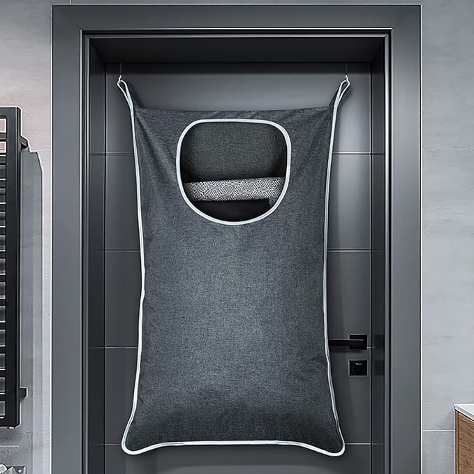 XL Hanging Laundry Hamper, Over the Door Laundry Hamper and Baskets, Wide